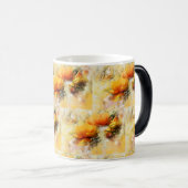 Mug Magique Aquarelle Flower and Butfly Art (Devant droit)
