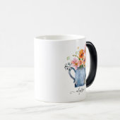 Mug Magique Aquarelle peinte à la main Floral (Devant droit)