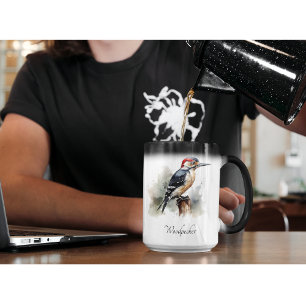 Mug Magique Aquarelle Woodland Pic, coutume