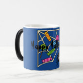 Mug Magique Araignée de bonbons | Ajouter son propre texte (Devant gauche)