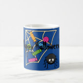 Mug Magique Araignée de bonbons | Ajouter son propre texte (Centre)