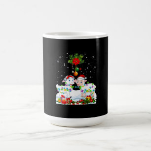 Mug Magique Arbre de Noël des moutons amusant Cadeau animal