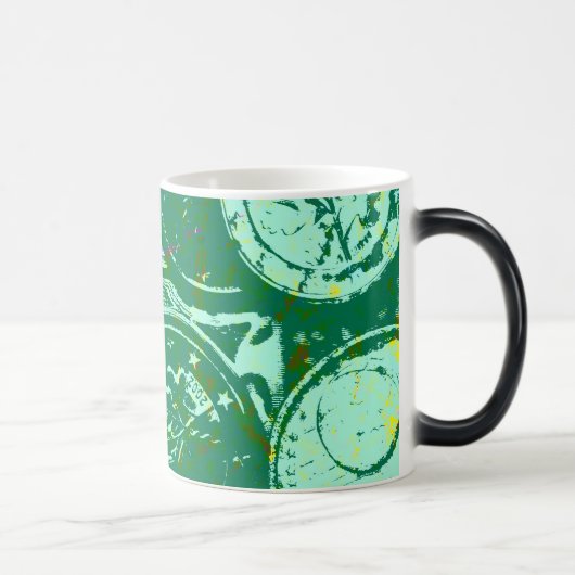 Mug Magique Argent vert (Droite)