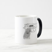 Mug Magique Arme à feu cachée ! (Devant droit)