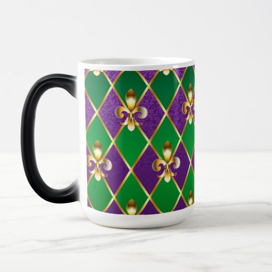 Mug Magique Arrière - plan de bijoux Mardi Gras (Gauche)