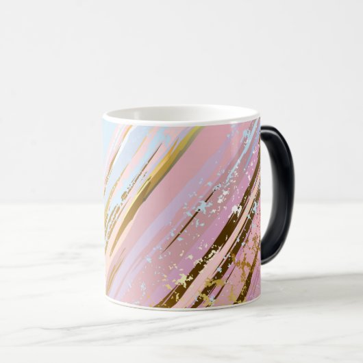 Mug Magique Arrière - plan rose texturé (Devant droit)