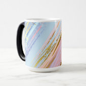 Mug Magique Arrière - plan rose texturé (Devant gauche)