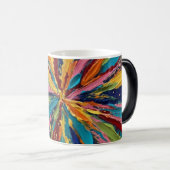 Mug Magique Art abstrait coloré (Devant droit)