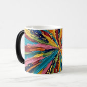 Mug Magique Art abstrait coloré (Devant gauche)
