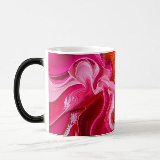 Mug Magique Art abstrait rouge (Gauche)