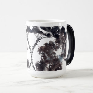 Mug Magique Art asiatique avec motif de feuilles de lotus