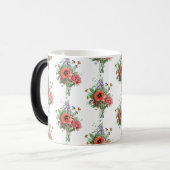 Mug Magique Art Botanique Fleur sauvage vintage (Devant gauche)
