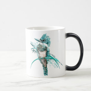 Mug Magique Art Graphique d'oiseaux de Kingfisher Art animal s