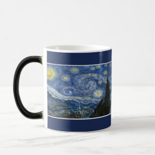 Mug Magique Art graphique et aquarelle Starry Night Van Gogh A
