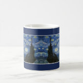 Mug Magique Art graphique et aquarelle Starry Night Van Gogh A (Centre)