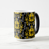 Mug Magique Art populaire allemand Bauernmalerei (Devant droit)