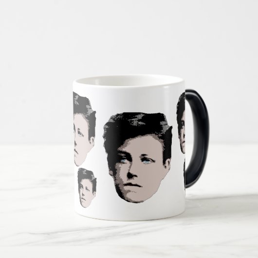Mug Magique Arthur Rimbaud (Devant droit)
