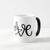 Mug Magique Artistic LOVE (Devant droit)