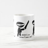 Mug Magique Assassin noir silencieux de ninja, armé et (Centre)