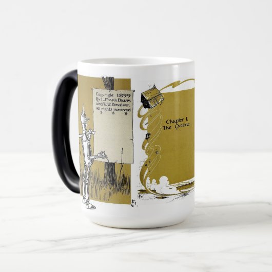 Mug Magique Assistant du cyclone Oz Frank Blum | (Devant gauche)