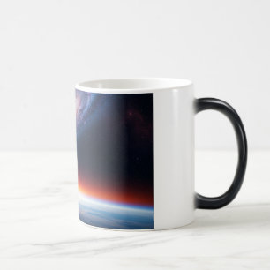Mug Magique Astronaute Galaxie Terre Horizon l'espace