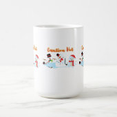 Mug Magique Attention Snowmen à fonte chaude (Centre)