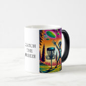 Mug Magique Attrapez la brise | Alien Disk Golf (Devant droit)