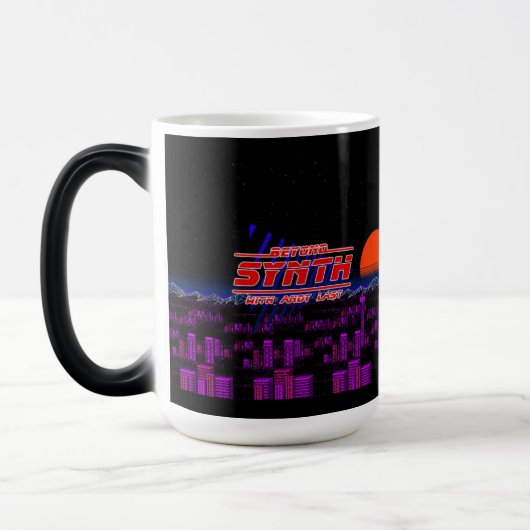 Mug Magique Au-delà du synthétiseur 8 bits (Gauche)