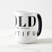 Mug Magique audacieuse et belle (Devant droit)