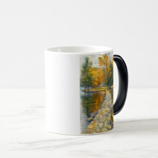 Mug Magique Autumn Bridge (Devant droit)