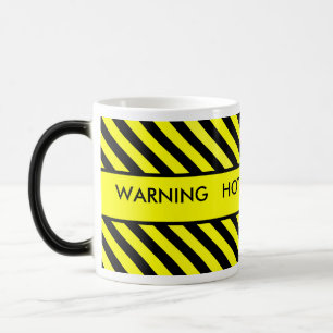 MUG MAGIQUE AVERTISSEMENT CHAUD NE PAS TOUCHER