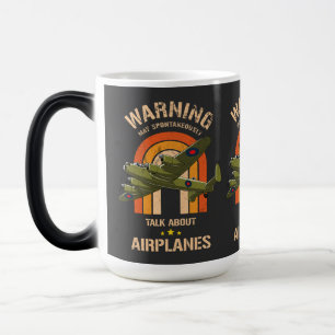 Mug Magique Avertissement Peut Parler Spontanément D'Avions