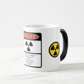 Mug Magique Avertissement radioactif (Devant droit)