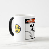 Mug Magique Avertissement radioactif (Devant gauche)
