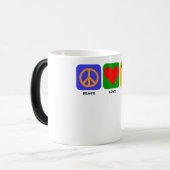 Mug Magique Aviron d'amour de paix (Devant gauche)