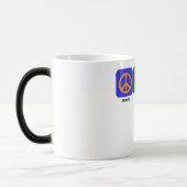 Mug Magique Aviron d'amour de paix (Gauche)