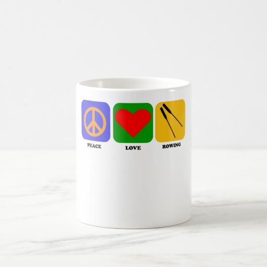 Mug Magique Aviron d'amour de paix (Centre)