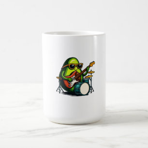 Mug Magique Avocado Guitariste Cool Fruit Band