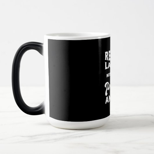 Mug Magique Avocat à la retraite non mon problème (Gauche)