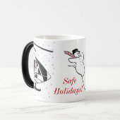 Mug Magique Ayez des vacances sûres (Devant gauche)