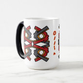 Mug Magique Aztec Jour Calendrier 17 - Ollin (Devant gauche)
