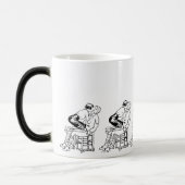 Mug Magique Baiser romantique : Une fille amoureuse (Gauche)
