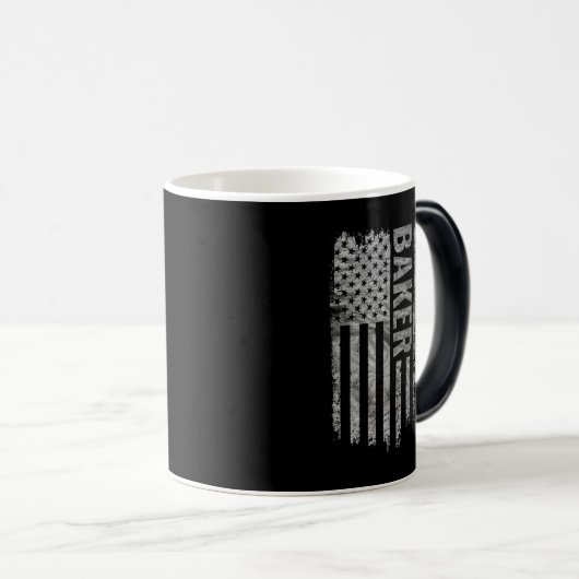 Mug Magique Baker USA Flag Distressed design (Devant droit)