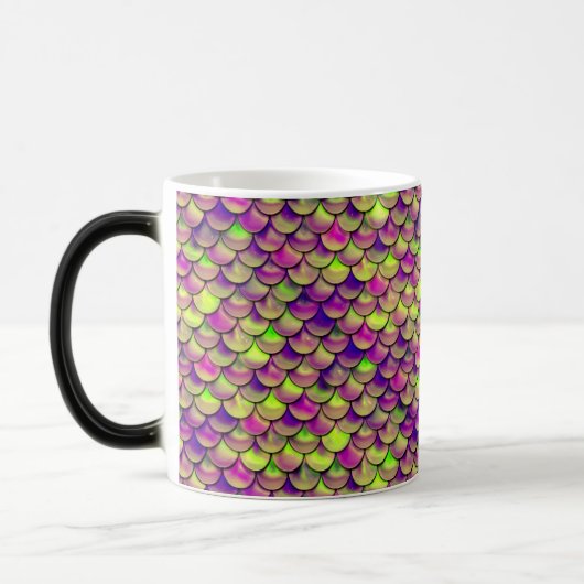 Mug Magique Balances violettes et vertes (Gauche)