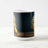 Mug Magique banane drôle visage choquant (Centre)