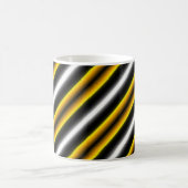 Mug Magique Bandes arc-en-ciel blanc jaune (Centre)
