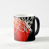 Mug Magique Basket-ball Votre nom (Devant droit)
