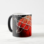 Mug Magique Basket-ball Votre nom (Devant gauche)