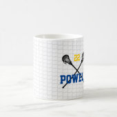 Mug Magique Bâtons de crosse Objectif net Numéro d'équipe Nom (Centre)