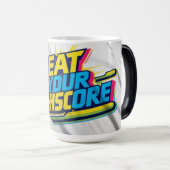 Mug Magique Battez votre score élevé (Devant droit)